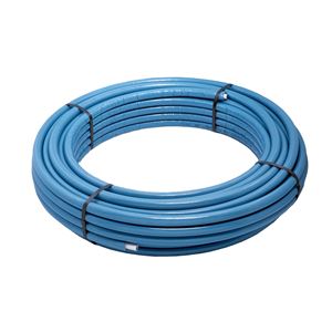 Potrubie PEX-s izolačným plášťom pre rozvody sálavého stropného vykurovania/chladenia-20 x 2; modrá