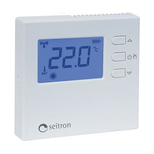 Priestorový termostat - bezdrôtový - 2x1,5V AA; +5 °C až +35 °C